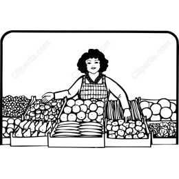 Fresh Produce Market Vendor