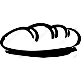 Hand-Drawn Fresh Baked Bread