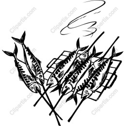 Grilled Fish on Skewers