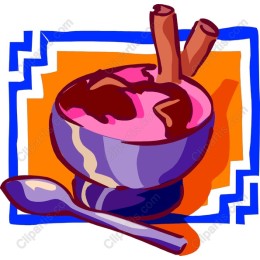 Vibrant Ice Cream Bowl
