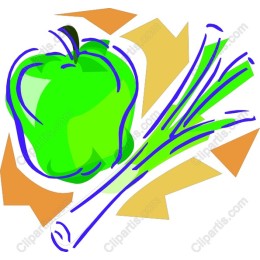 Fresh Vegetable : Green Pepper & Onion