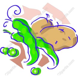 Whimsical Green Octopus with Potato