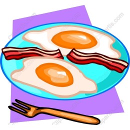 Breakfast Plate - Eggs and Bacon