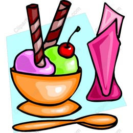 Vibrant Ice Cream Sundae