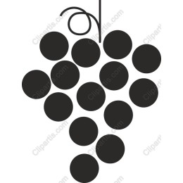 Elegant Grapes Cluster