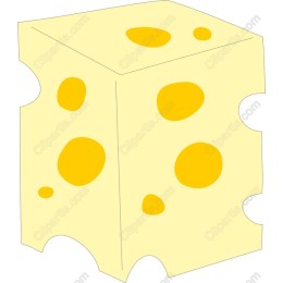 Whimsical Cheese Block