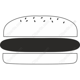 Minimalist Hamburger