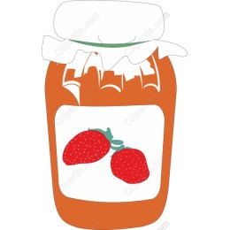Strawberry Jam Jar