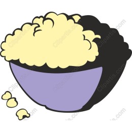 Fluffy Popcorn Bowl