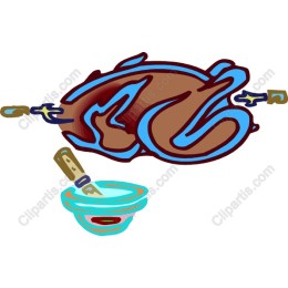 Artistic Roasted Turkey