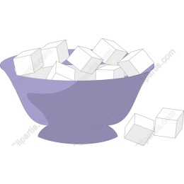 Bowl of Sugar Cubes