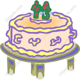 Whimsical Wedding Cake