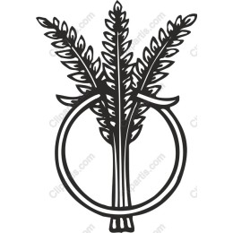Elegant Botanical Leaf
