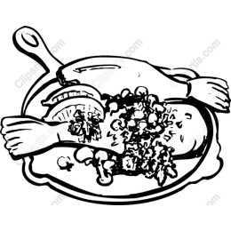 Delicious Hand-Drawn Fish Dish