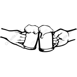 Clinking Beer Mugs