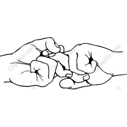 Unity in Gesture - Hand Locking Fingers