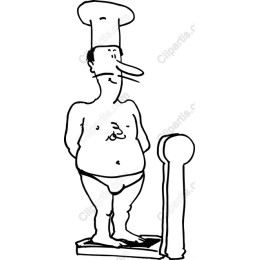 Cheerful Chef on Scale