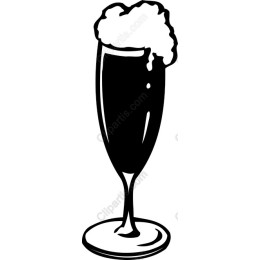 Frothy Beer Glass