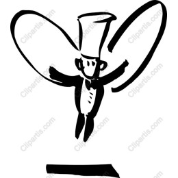 Whimsical Top-Hatted Character