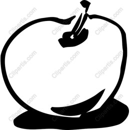 Black and White Apple