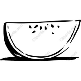Stylized Watermelon Slice