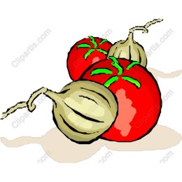 Vibrant Tomato and Onion