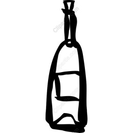 Elegant Wine Bottle
