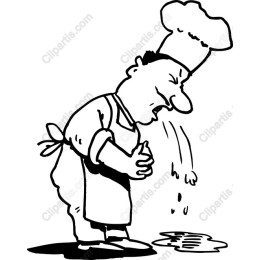 Comedic Chef in Distress