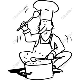 Cheerful Chef Cooking
