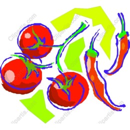 Vibrant Tomato and Chili Pepper