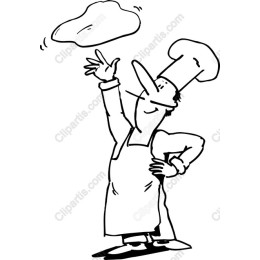 Cheerful Chef Dough Tossing