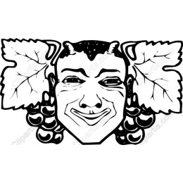Bacchus Vine Face