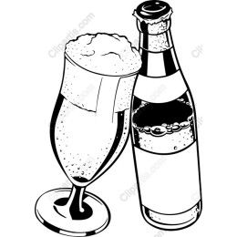 Beer Glass and Bottle