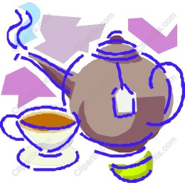 Charming Teapot and Cup