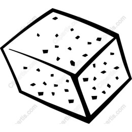 Stylized Block of Cheese
