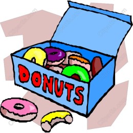 Whimsical Donut Box