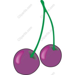Vibrant Purple Cherries
