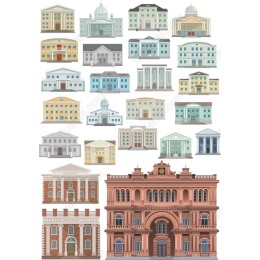 Architectural Wonders: Building Clipart Bundle