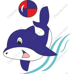 Playful Cartoon Whale
