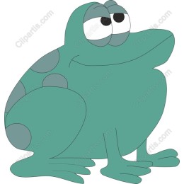 Playful Cartoon Frog