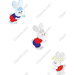 Cute Cartoon Bunny Pack