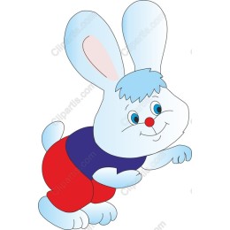 Playful Cartoon Bunny