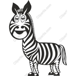 Cartoon Zebra