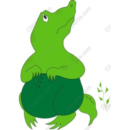 Charming Green Creature
