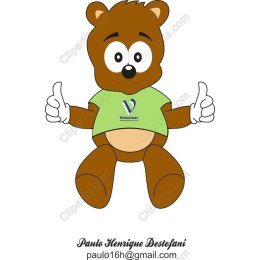 Cartoon Bear with Thumbs Up