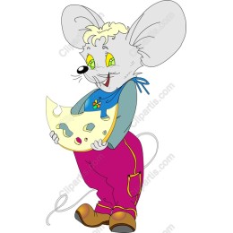 Cheesy Mouse Character