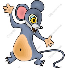 Whimsical Cartoon Mouse
