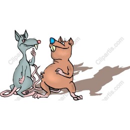 Whimsical Rat and Furry Character