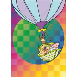 Whimsical Hot Air Balloon Adventure