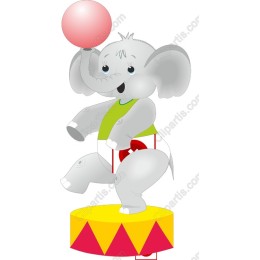 Playful Circus Elephant